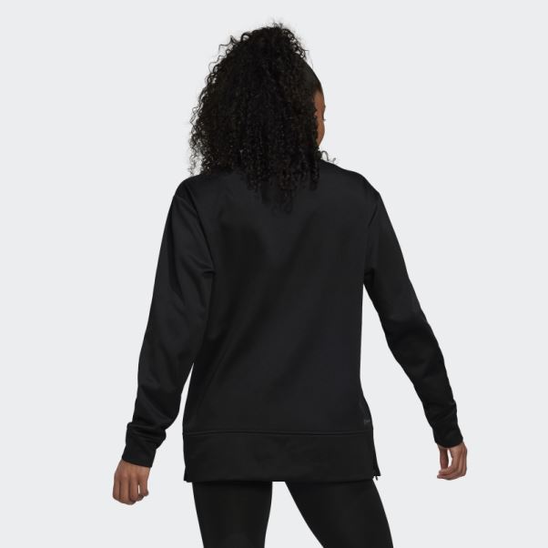 Pull Col Rond Aeroready Noir Adidas