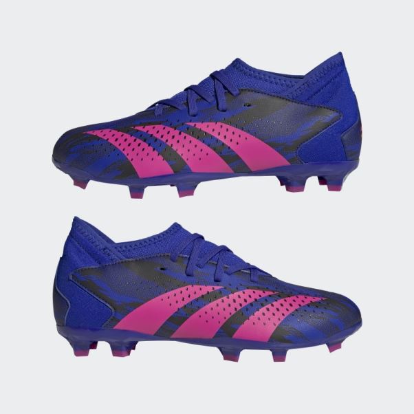 Predator Precision Paul Pogba.3 Firm Ground Boots Bleu Adidas