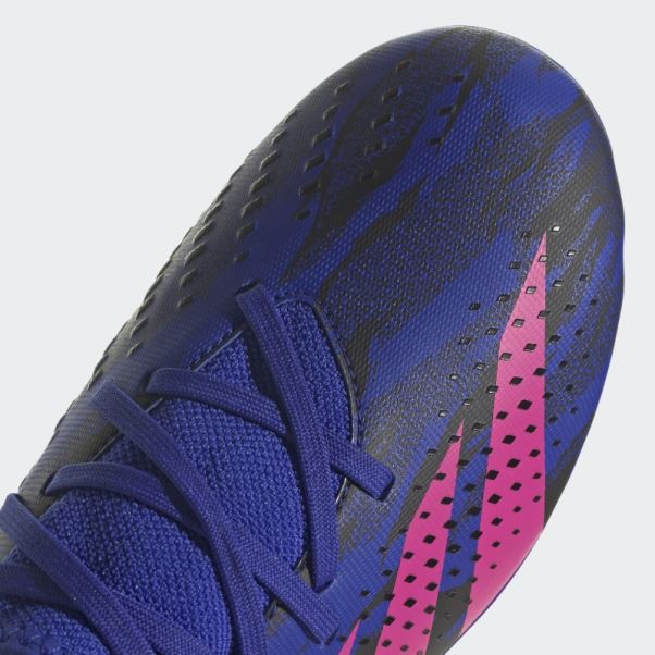 Predator Precision Paul Pogba.3 Firm Ground Boots Bleu Adidas