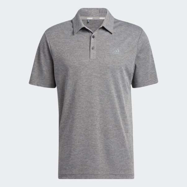 Polo Chiné Drive Adidas Noir Chiné