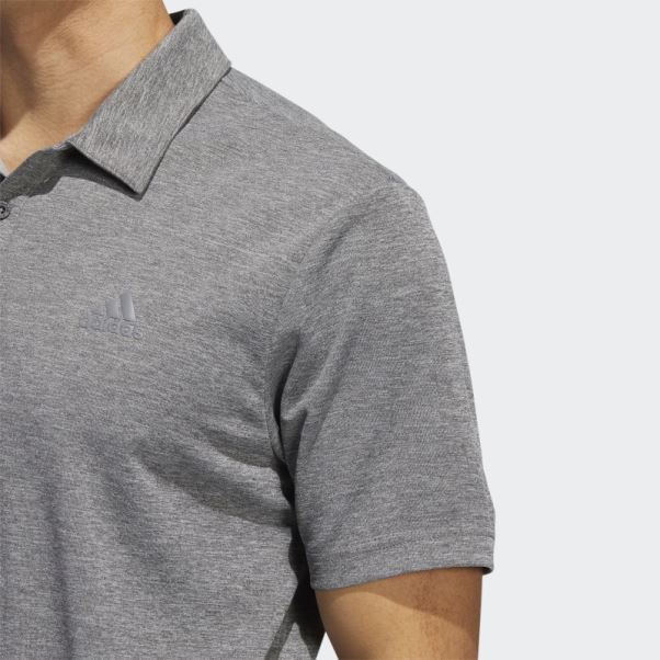 Polo Chiné Drive Adidas Noir Chiné