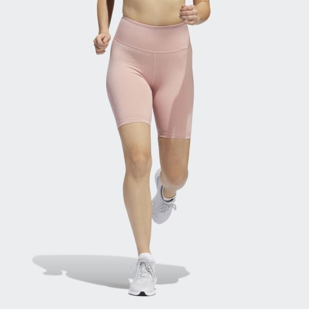 Adidas Optime Training Bike Leggings Courts Mauve Mel