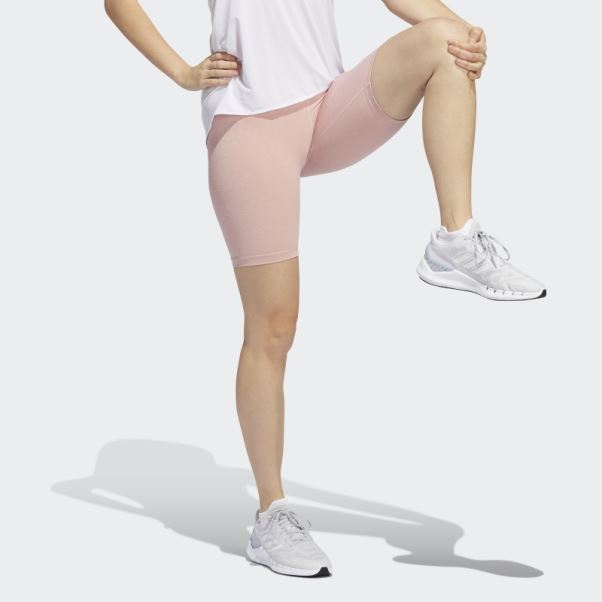 Adidas Optime Training Bike Leggings Courts Mauve Mel