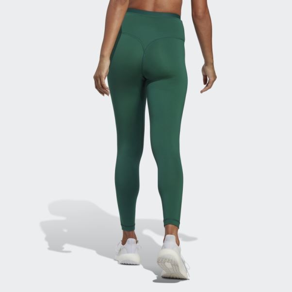 Sports Club Legging Taille Haute 7/8 Vert Adidas
