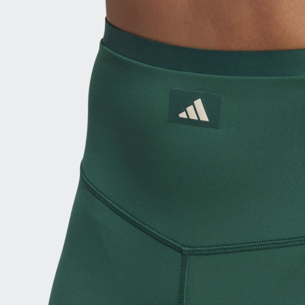 Sports Club Legging Taille Haute 7/8 Vert Adidas