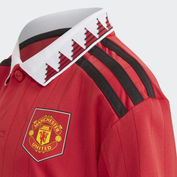 Adidas Manchester United 22/23 Mini Kit Domicile Blanc