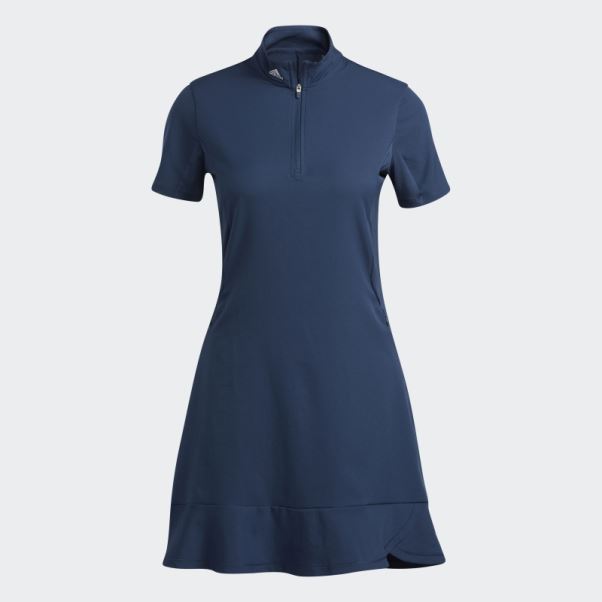 Adidas Robe Bleu Marine à Volants