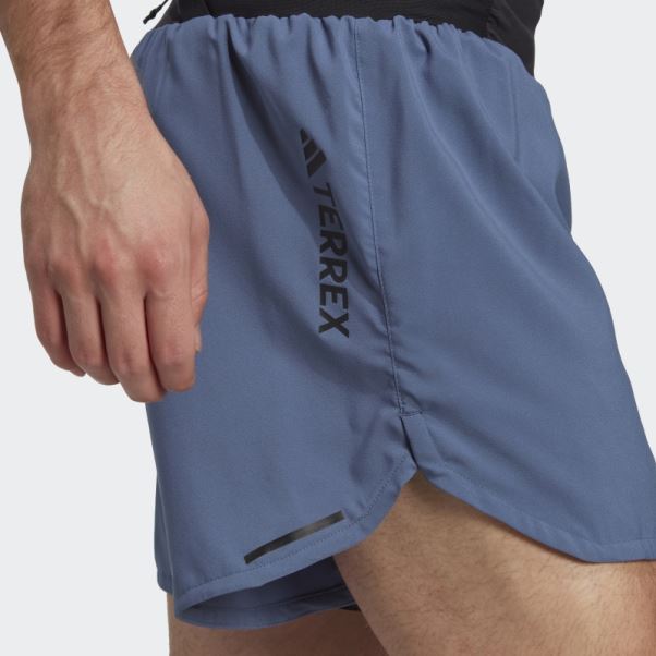 Adidas Terrex Agravic Trail Running Short Acier