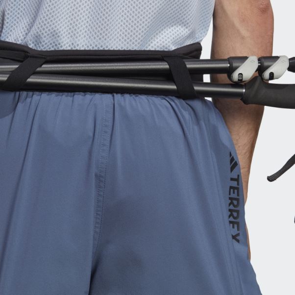Adidas Terrex Agravic Trail Running Short Acier