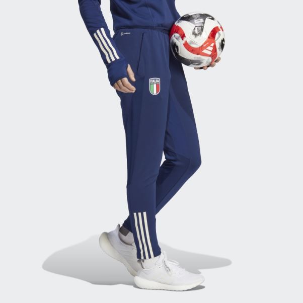 Pantalon D'entraînement Adidas Bleu Foncé Italy Tiro 23