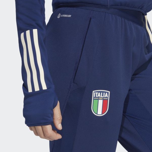 Pantalon D'entraînement Adidas Bleu Foncé Italy Tiro 23