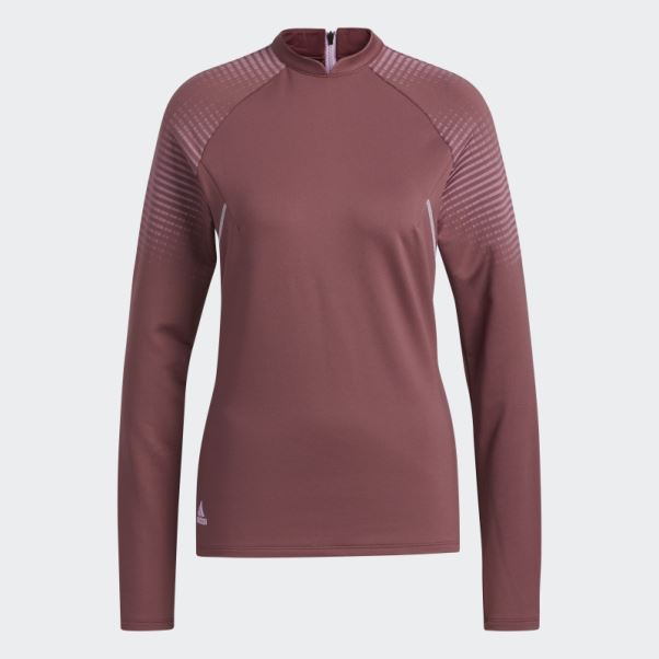 Cold.rdy T-shirt à Manches Longues Bordeaux Adidas