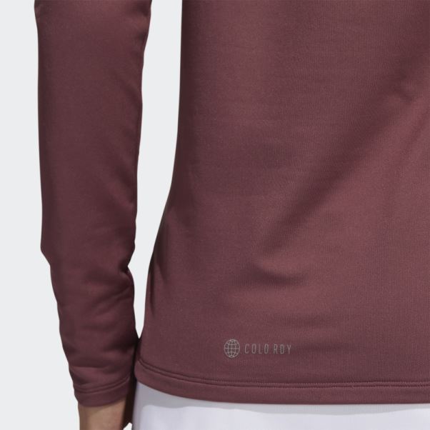 Cold.rdy T-shirt à Manches Longues Bordeaux Adidas