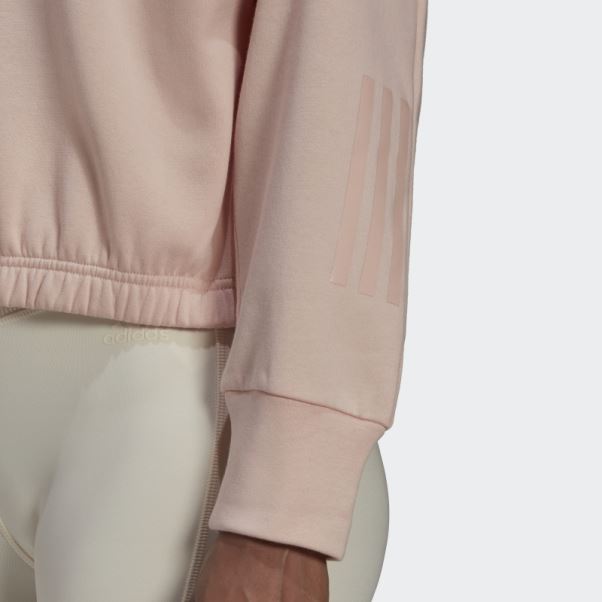 Sweat Adidas Hyperglam Fleece Rose Vapeur