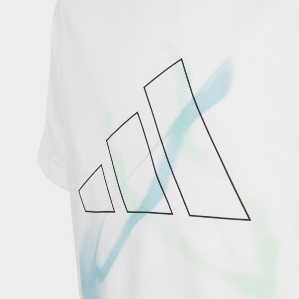 T-shirt Graphique Aeroready Blanc Adidas