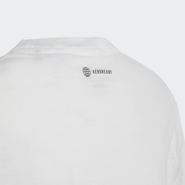T-shirt Graphique Aeroready Blanc Adidas