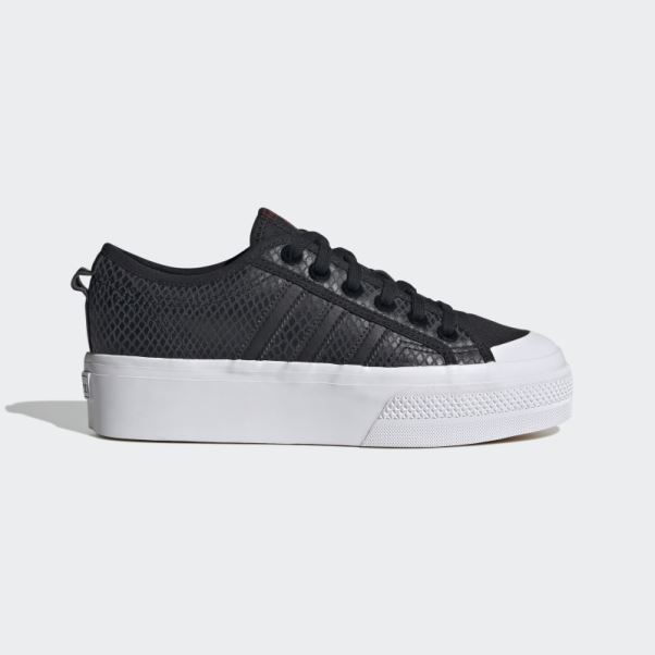 Adidas Nizza Plate-forme Chaussures Gris
