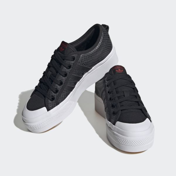 Adidas Nizza Plate-forme Chaussures Gris