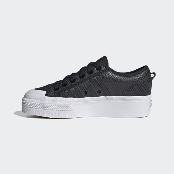 Adidas Nizza Plate-forme Chaussures Gris