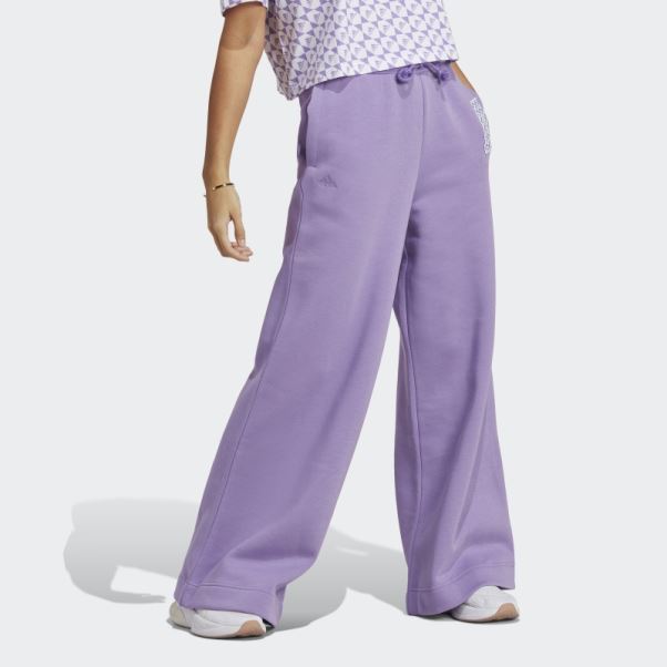 All Szn X Logomania Pantalon De Jogging Large Adidas Violet