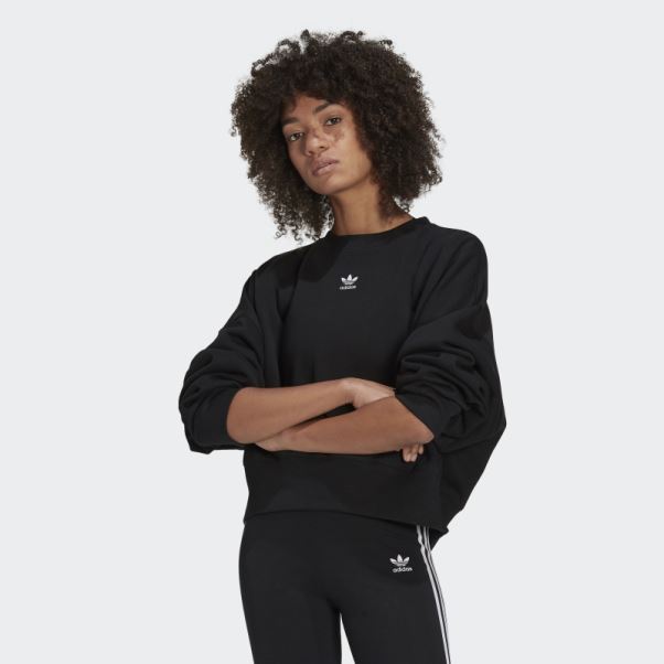 Sweat Adidas Adicolor Essentials Polaire Noir