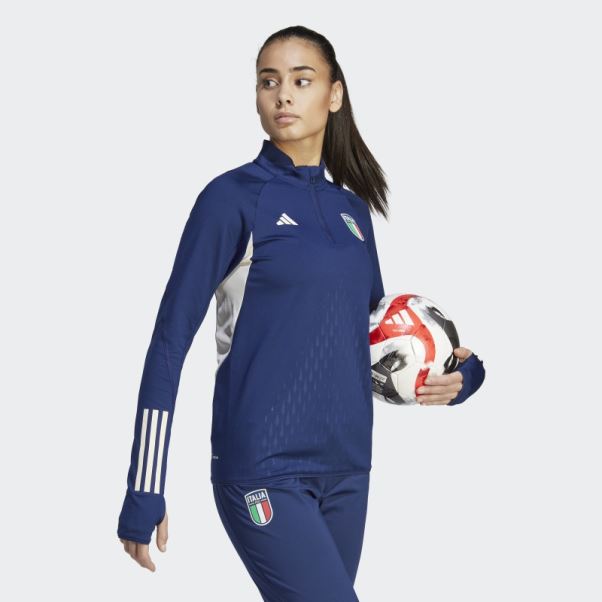Adidas Italy Tiro 23 Pro Top Bleu Foncé