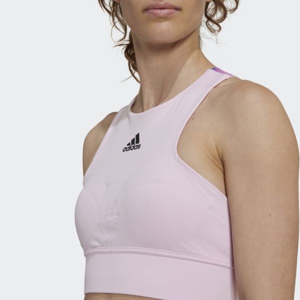 Tennis Américain Série Crop Top Rose Adidas