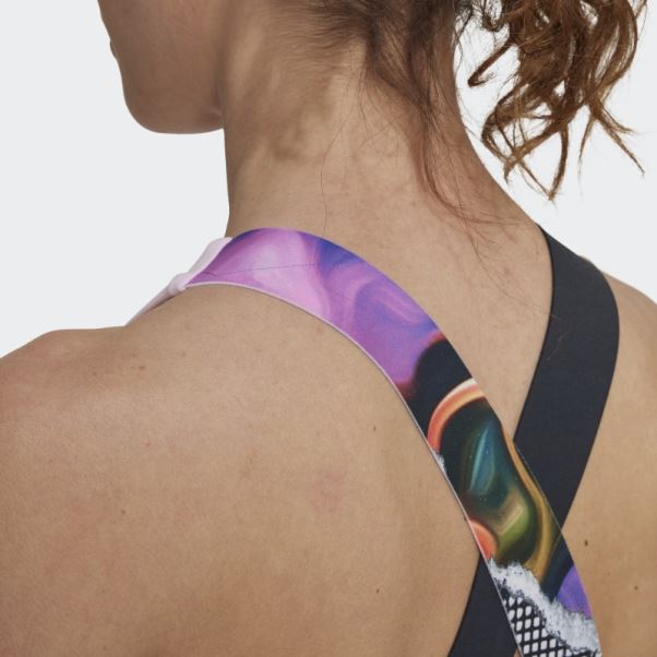 Tennis Américain Série Crop Top Rose Adidas