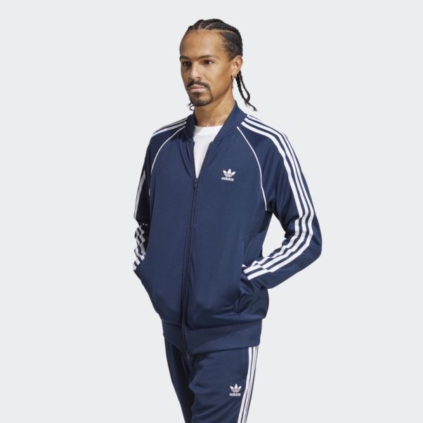Adidas Adicolor Classics Sst Track Top Indigo Nuit