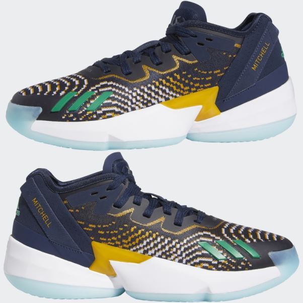 Adidas D.o.n. Numéro 4 Chaussures De Basket Bleu Marine