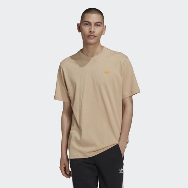 Adidas Varsity Loose T-shirt Beige