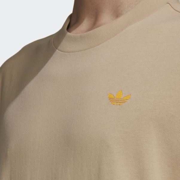 Adidas Varsity Loose T-shirt Beige