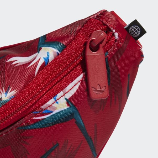 Thebe Magugu X Adidas Sac De Taille Rouge Chaud