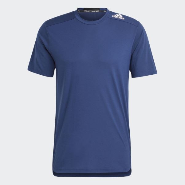 T-shirt Adidas Conçu Pour L'entraînement Bleu Foncé