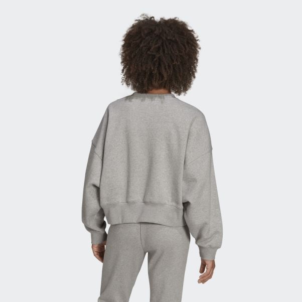 Sweat Polaire Adicolor Essentials Gris Moyen Adidas