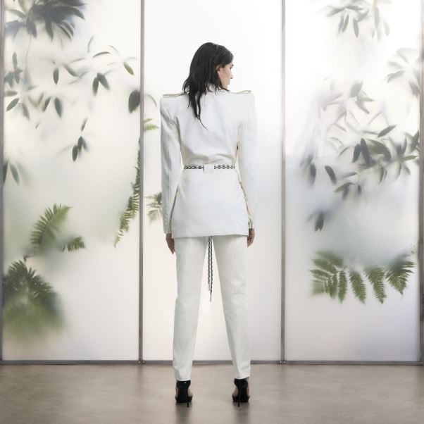 Costume En Sergé Haut à Manches Longues Adidas Blanc