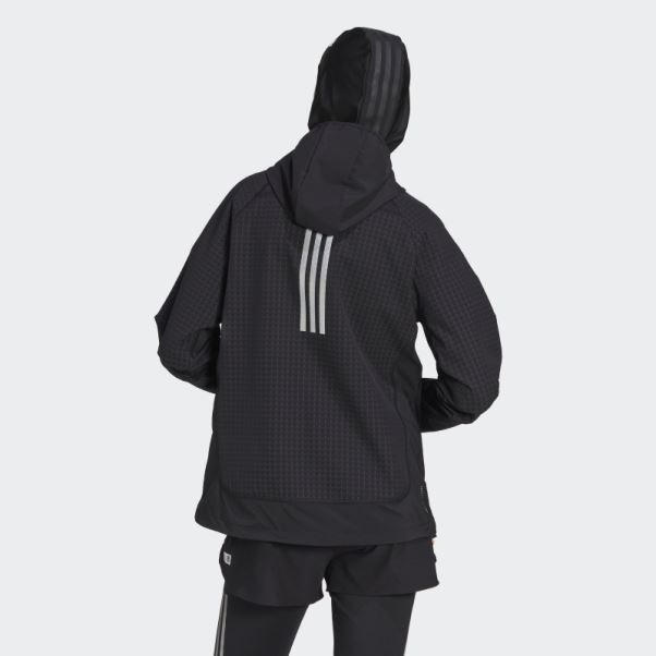 Adidas X-city Running Veste De Running Soft Shell Noir