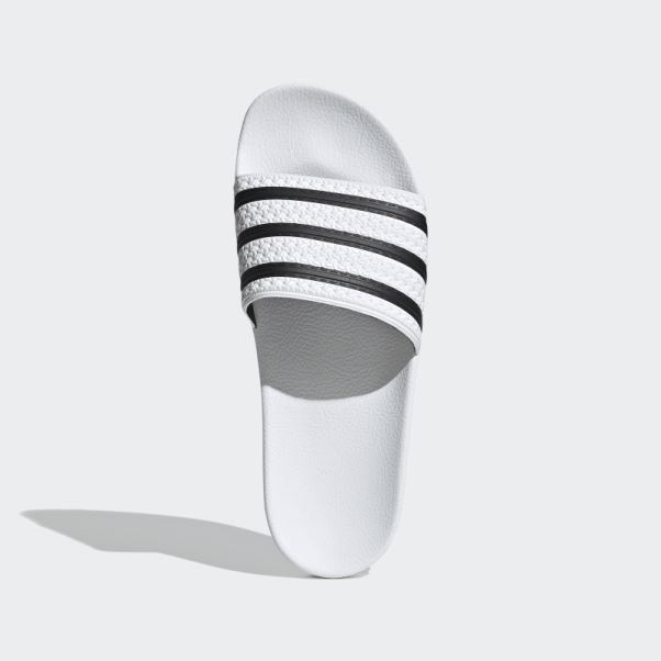 Adidas Adilette Slides Blanc/noir