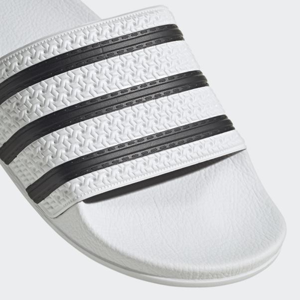 Adidas Adilette Slides Blanc/noir