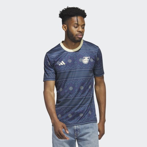 Maillot Pré-match Jamaica Tiro 23 Bleu Marine Adidas