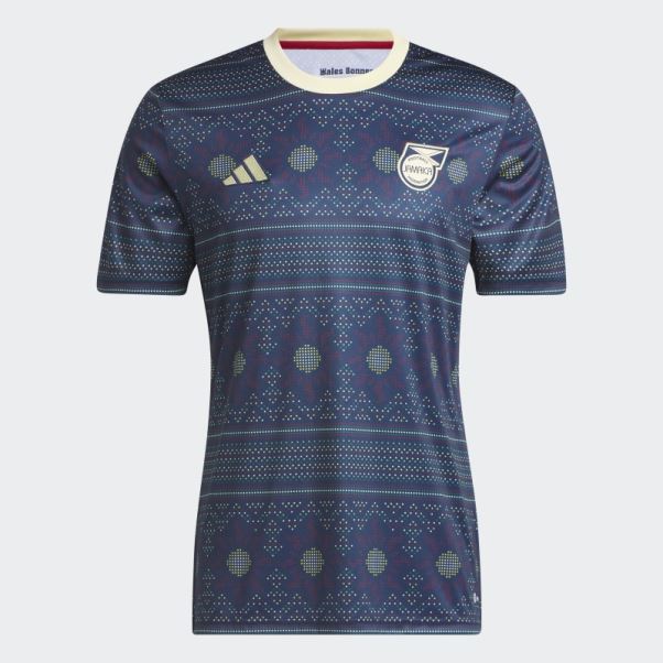 Maillot Pré-match Jamaica Tiro 23 Bleu Marine Adidas
