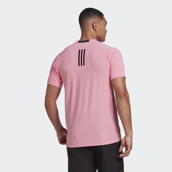 Rose Conçu Pour L'entraînement Heat.rdy Hiit Tee Adidas