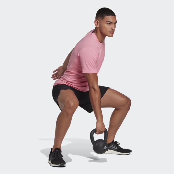 Rose Conçu Pour L'entraînement Heat.rdy Hiit Tee Adidas