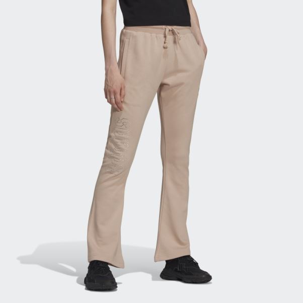 Adidas 2000 Luxe Pantalon De Survêtement à Ourlet Ouvert Ash Pearl Fashion