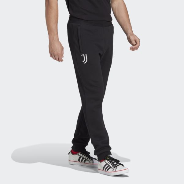 Juventus Essentials Pantalon De Survêtement Trèfle Adidas Noir