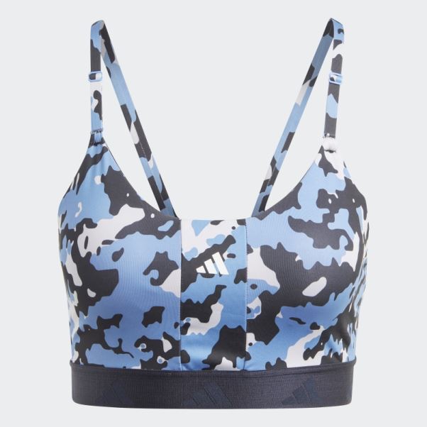 Soutien-gorge Techfit à Maintien Léger Silver Dawn Aeroreact Training Adidas