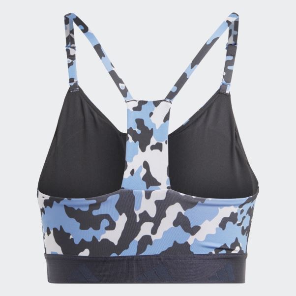 Soutien-gorge Techfit à Maintien Léger Silver Dawn Aeroreact Training Adidas
