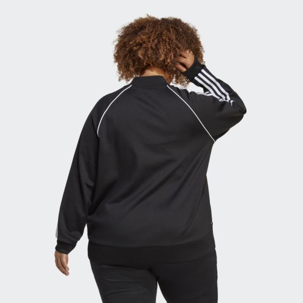 Veste De Survêtement Adidas Adicolor Classics Sst Noir (grande Taille)