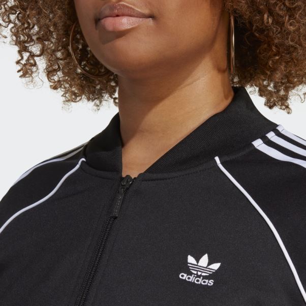 Veste De Survêtement Adidas Adicolor Classics Sst Noir (grande Taille)