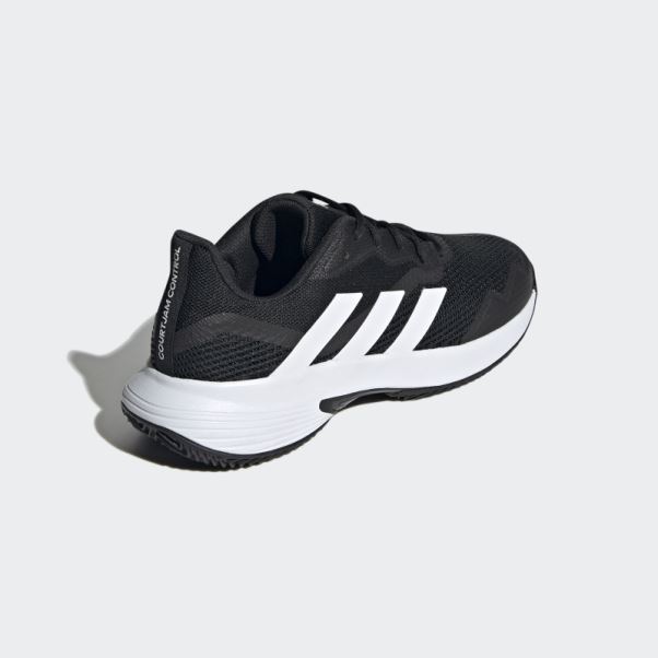 Chaussures De Tennis Adidas Courtjam Control Argile Noir